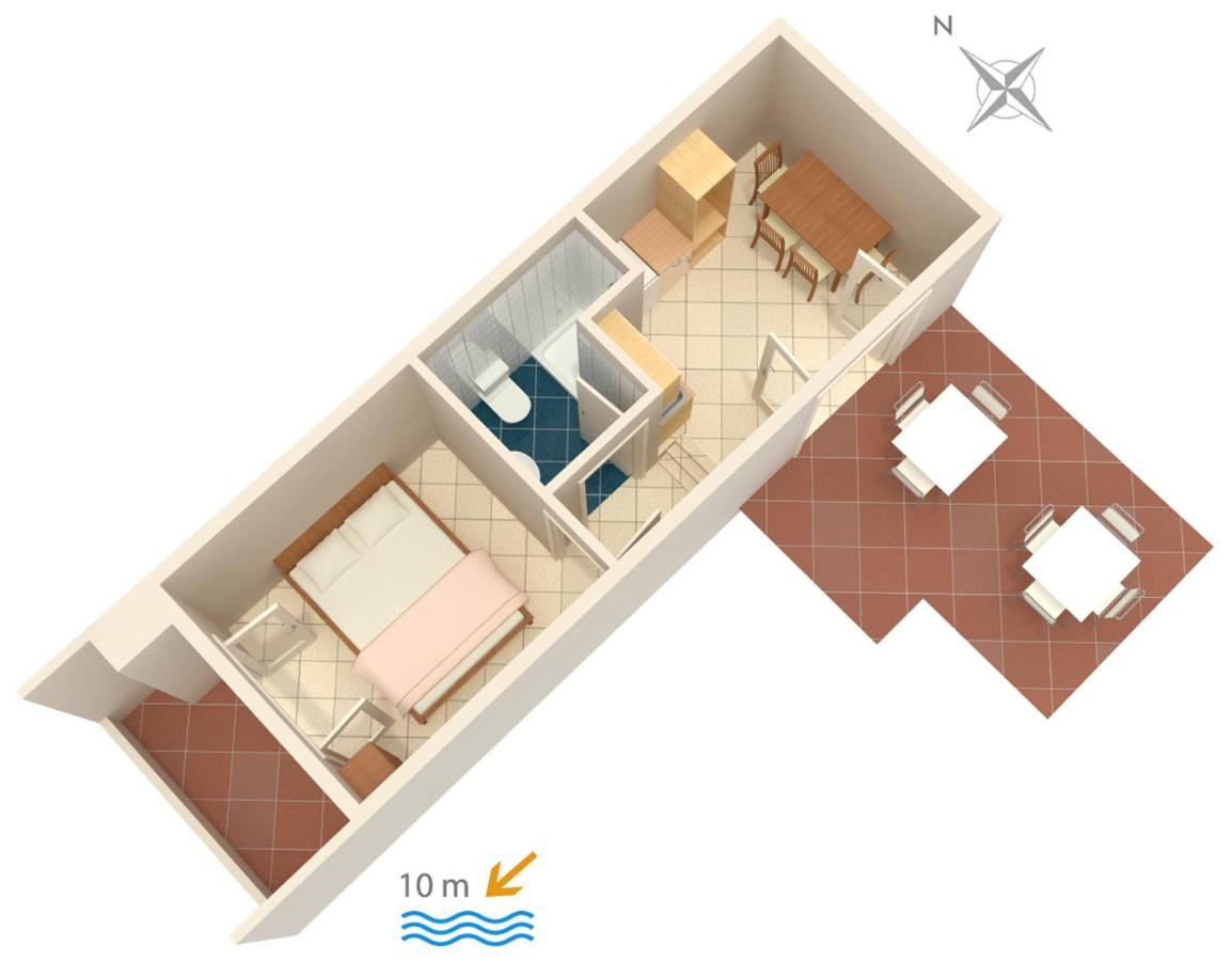 Apartment Pokrivenik 5231B Gdinj Eksteriør bilde